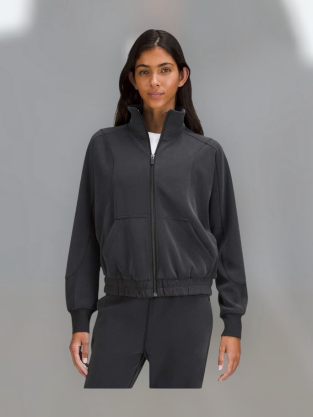 Lululemon Brushed Softstreme
Funnel-Neck Zip Up
Black
